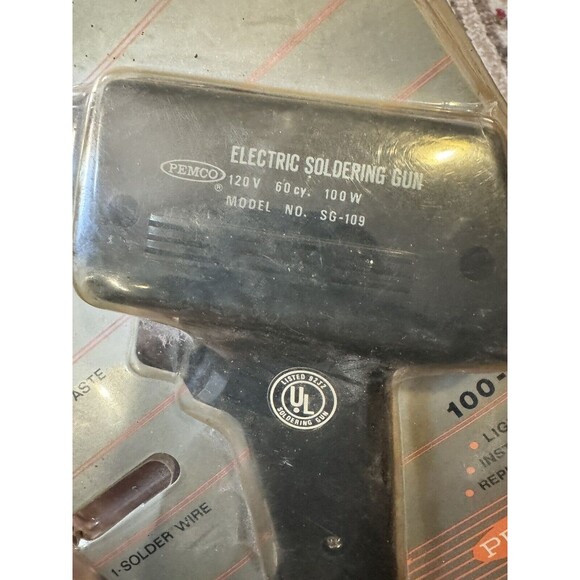 VTG Pemco Soldering Iron Gun Tool Model # SG-109 120V - Picture 3 of 7